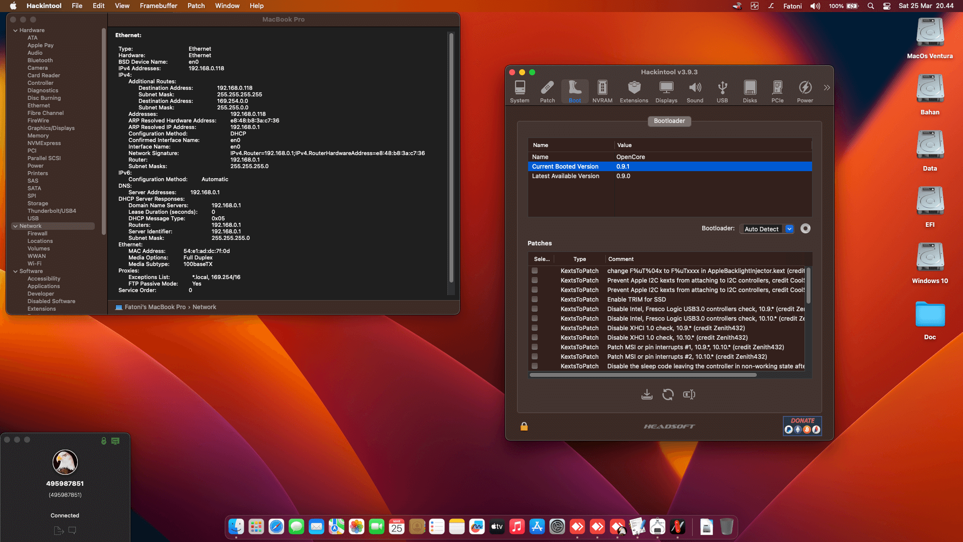Lenovo Thinkpad E470 2nd [KabyLake   Intel HD 620 + PS2 SMBUS]   OpenCore 8